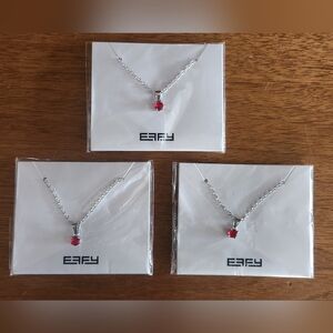 Effy Red Pendant Necklaces, Set Of 3
